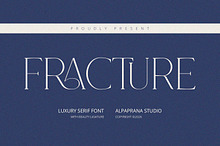 Fracture - Serif Font