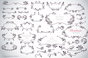Classical Holly Christmas elements, a Decorative Illustration by Dreaming_Lucy (Thumbnail 3 of 3)
