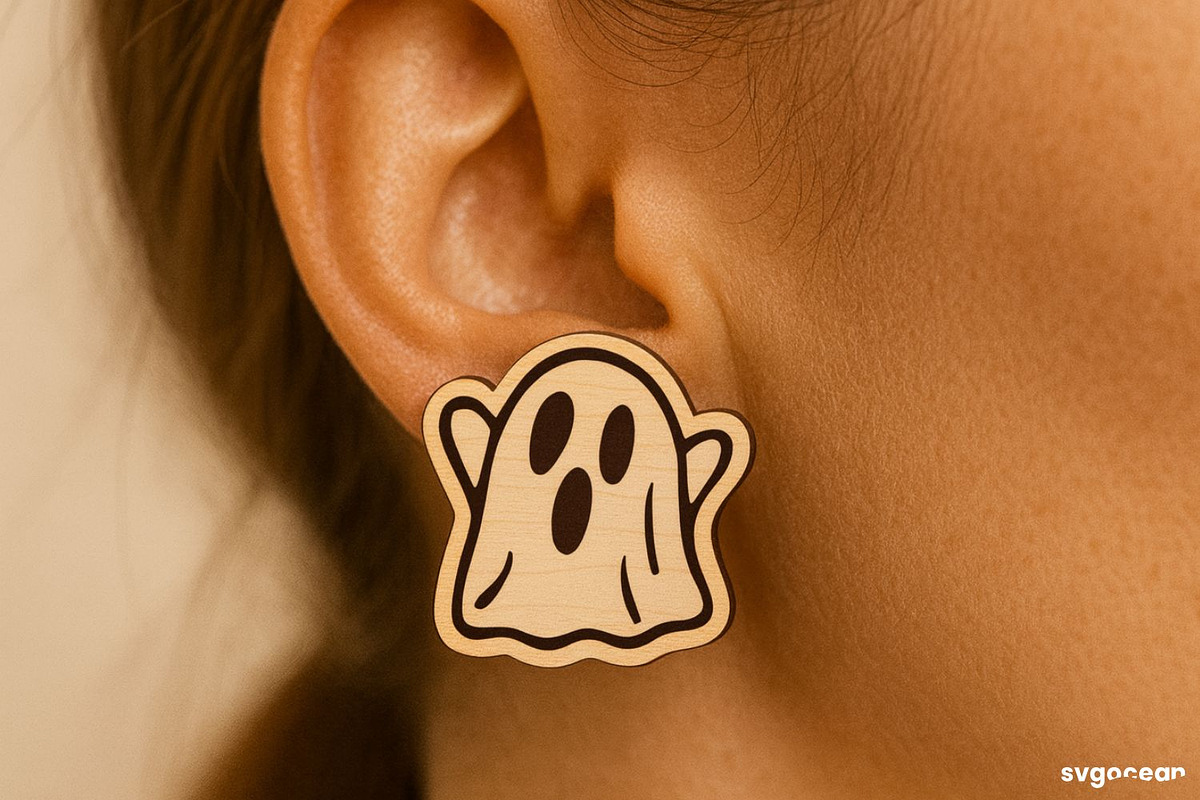 Halloween Stud Earrings Bundle, an Illustration by svgocean (Photo 4 of 8)