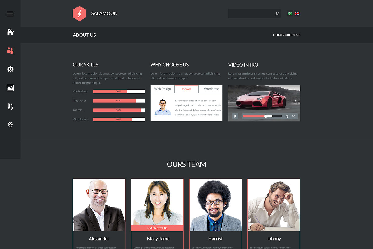 SalaMoon – Multi-Purpose PSD Templat, a Websites & App Template by nouthemes (Photo 3 of 5)