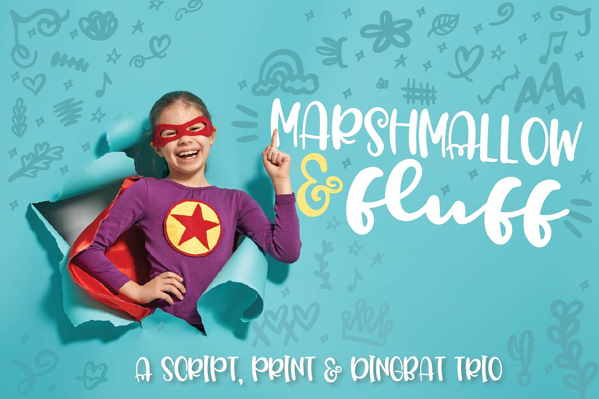Marshmallow & Fluff - A Font Trio