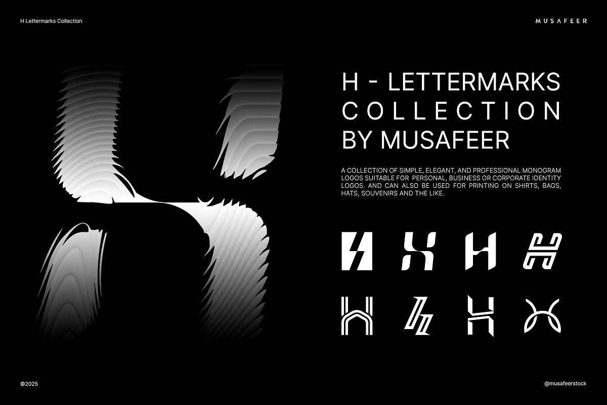 H Lettermarks Collection