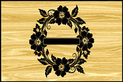 Decorative Floral Frame Silhouette S, an Illustration by Designer_Momina (Thumbnail 4 of 4)