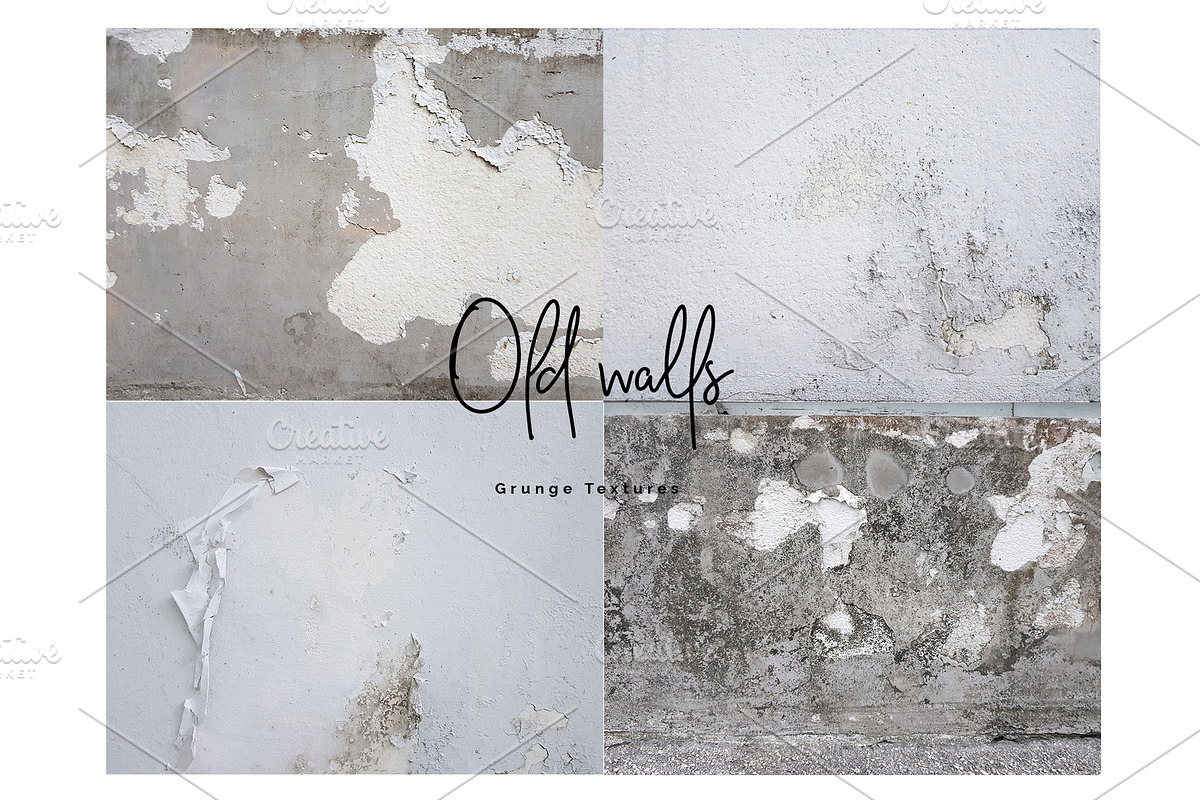 Old Walls Grunge textures, a Texture Graphic by aniunova (Photo 2 of 6)