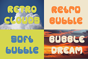 Groovy Clouds Groovy Bubble Font, a Font by PutraCetol Studio (Thumbnail 2 of 5)