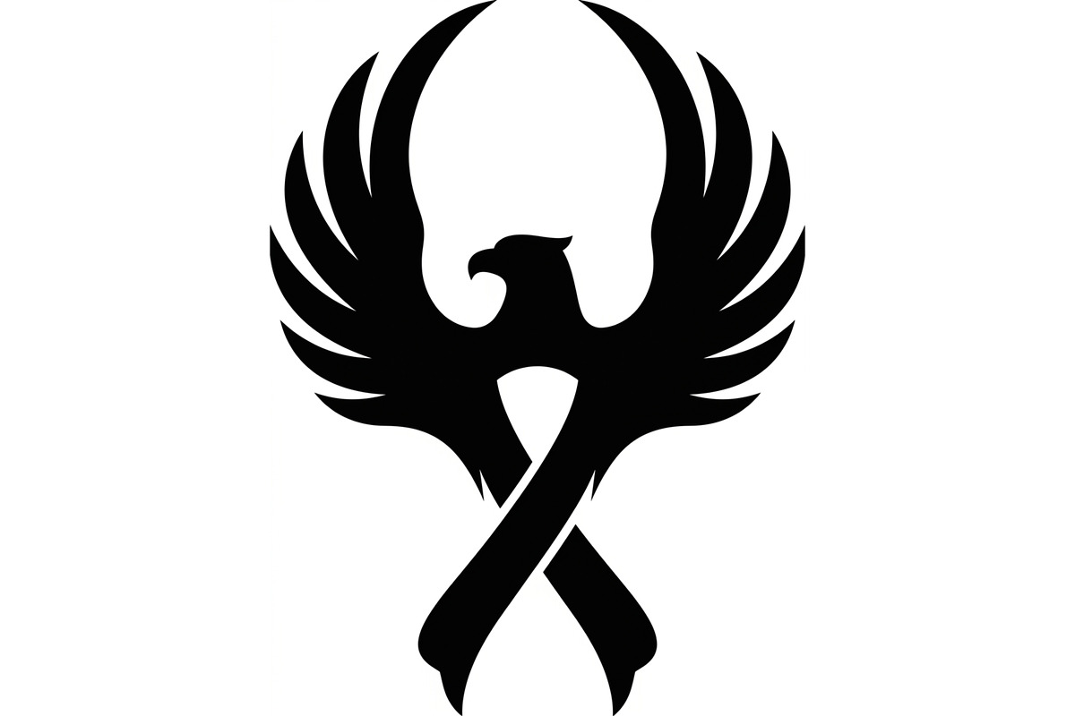 Breast Cancer Angel Eagle SVG, a Seasonal Illustration by balal (Photo 3 of 11)