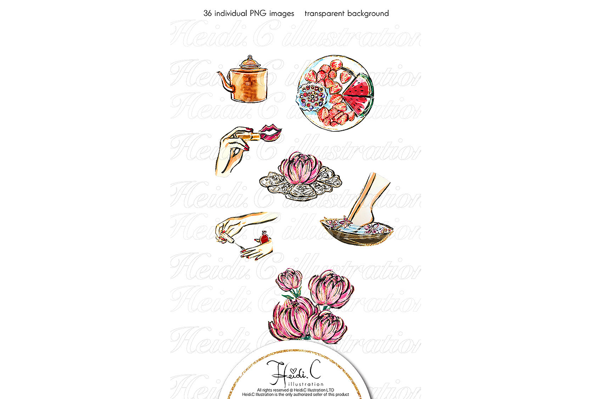Spa Time, an Illustration by HeidiCIllustration (Photo 4 of 5)