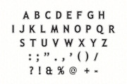 Chunky Grizzy, a Font by Fourteen Letter (Thumbnail 5 of 7)