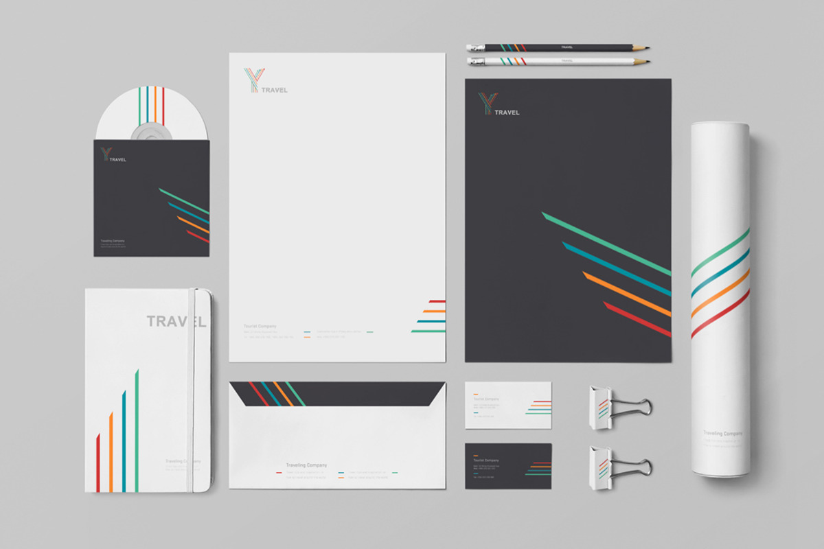 Branding Identity Mock Up, a Product Mockup by Nikolozgraphic (Photo 1 of 15)