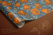 Victorian Garden Roses Pattern, a Pattern Graphic by PenguinArtStudio (Thumbnail 4 of 7)