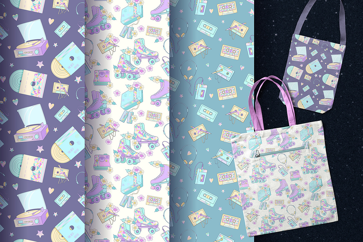 Retro collection, a Pattern Graphic by HmarkaShop (Photo 3 of 5)