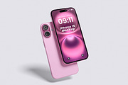 iPHONE 16 MOCKUP, an iPhone Mockup by xavier_studio (Thumbnail 4 of 5)