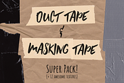 Duct & Masking Tape Super Pack! +, an Object Graphic by Linepup Design Co. (Thumbnail 1 of 5)
