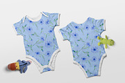 Blue cornflowers bundle, a Decorative Illustration by EshaStudio (Thumbnail 11 of 15)