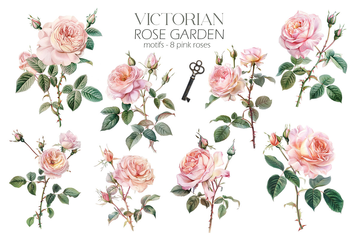 Victorian Rose Garden, an Object Graphic by Elena Dorosh (Photo 3 of 15)
