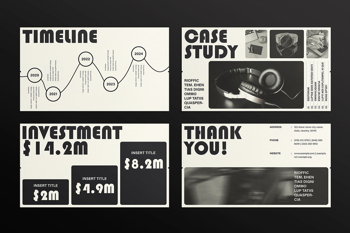 Pitch Deck Presentation Template, a Presentation Template by E-Type (Photo 5 of 5)