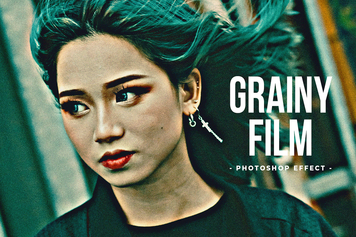 Grainy Film Poster Photoshop Effect, a Poster Template by velvetmade.designs (Photo 1 of 8)