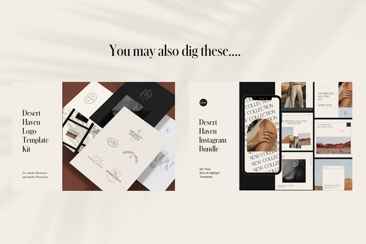Larchmont Logo Maker Template Kit, a Branding & Logo Template by ALunadoki Design (Photo 8 of 8)