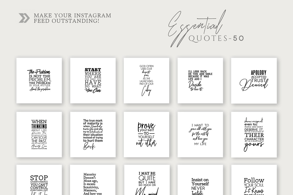 645 Essential Social Media Quotes, a Social Media Template by Eviory (Photo 10 of 25)