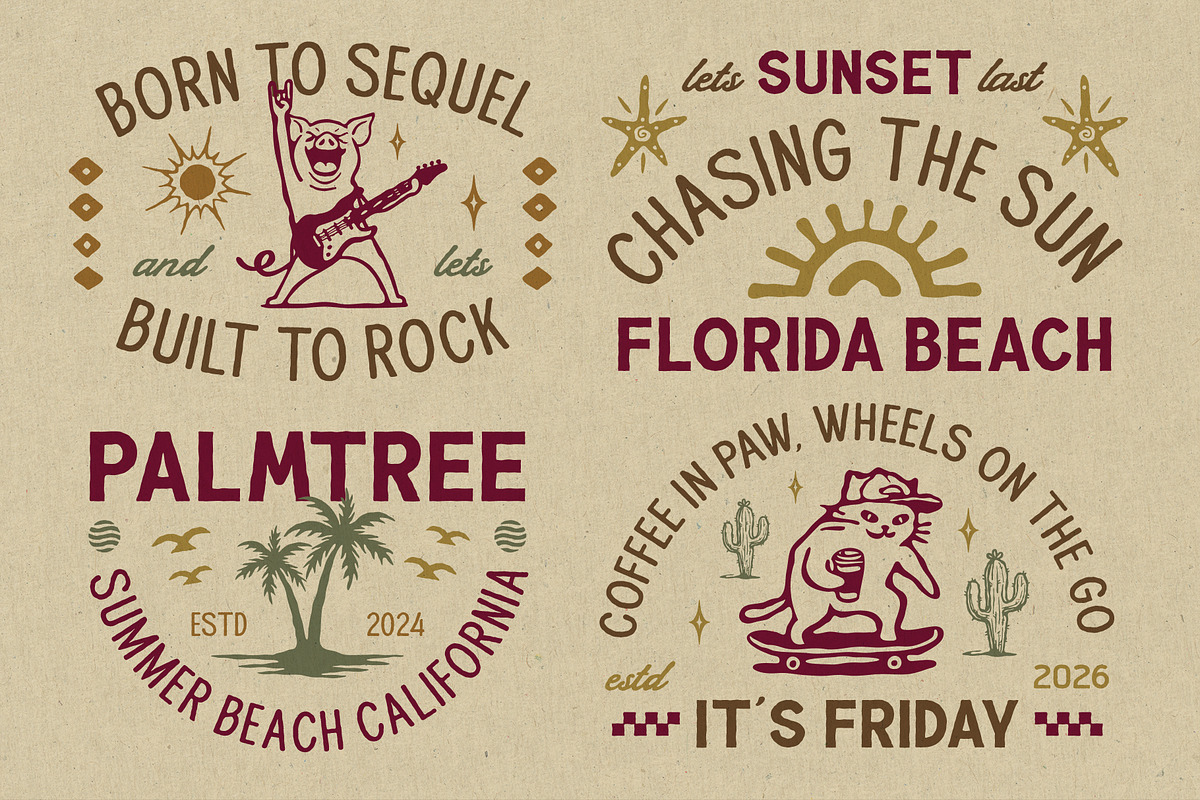 Palmera Island Typeface, a Sans Serif Font by alit design (Photo 6 of 17)