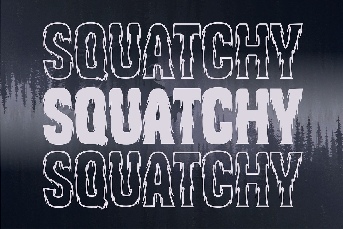 BIGFOOT 2021, a Font by herulogo (Photo 7 of 7)