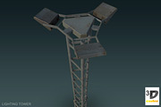 Lighting Tower, an Object 3D Model by 3DCaster (Thumbnail 4 of 6)