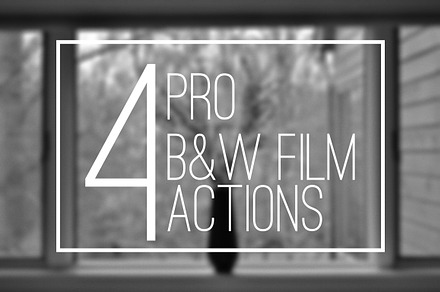 5 B&W Pro Film Actions