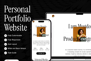 Personal Portfolio Website Template, an UI Kit Template by Ahmed Rubel (Thumbnail 1 of 5)