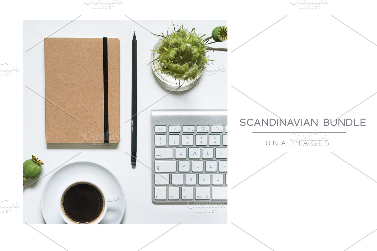 Scandinavian style photo bundle, a Social Media Template by Una Matison (Photo 21 of 21)