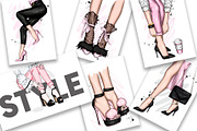 Stylish high-heeled shoes. Vector., a Person Illustration by Vitaliy Grin (Thumbnail 2 of 3)