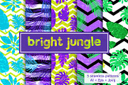 Bright jungle, a Pattern Graphic by Alla_Ri_Shop (Thumbnail 1 of 4)