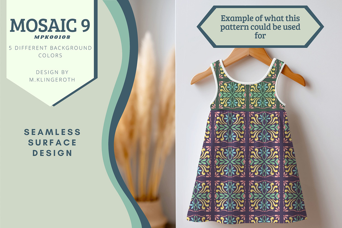 Mosaic 9, MPK00108, a Pattern Graphic by MissPerfectKaos (Photo 3 of 11)