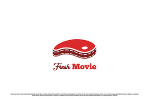 Food Movie Logo Design Icon, a Branding & Logo Template by Morvana Crew