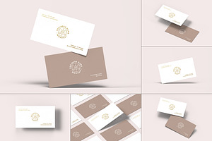 Business Card Mock-up 90x50, an Advertising Mockup by Yogurt86