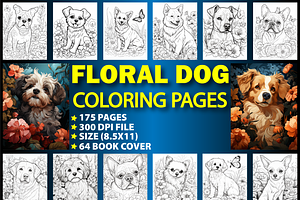 175 Realistic Dog Coloring Pages, a Stationery Template by Design Station
