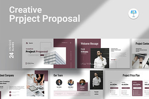 Creative Project Proposal Template, a Presentation Template by Fit-tee