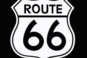 Route 66 stock photo containing route 66 and sign