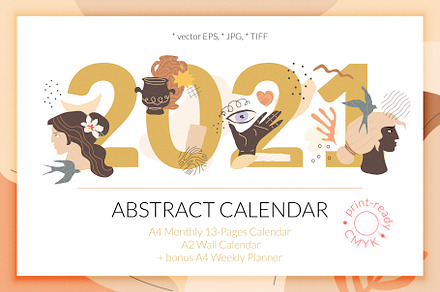 2021 Abstract Calendar