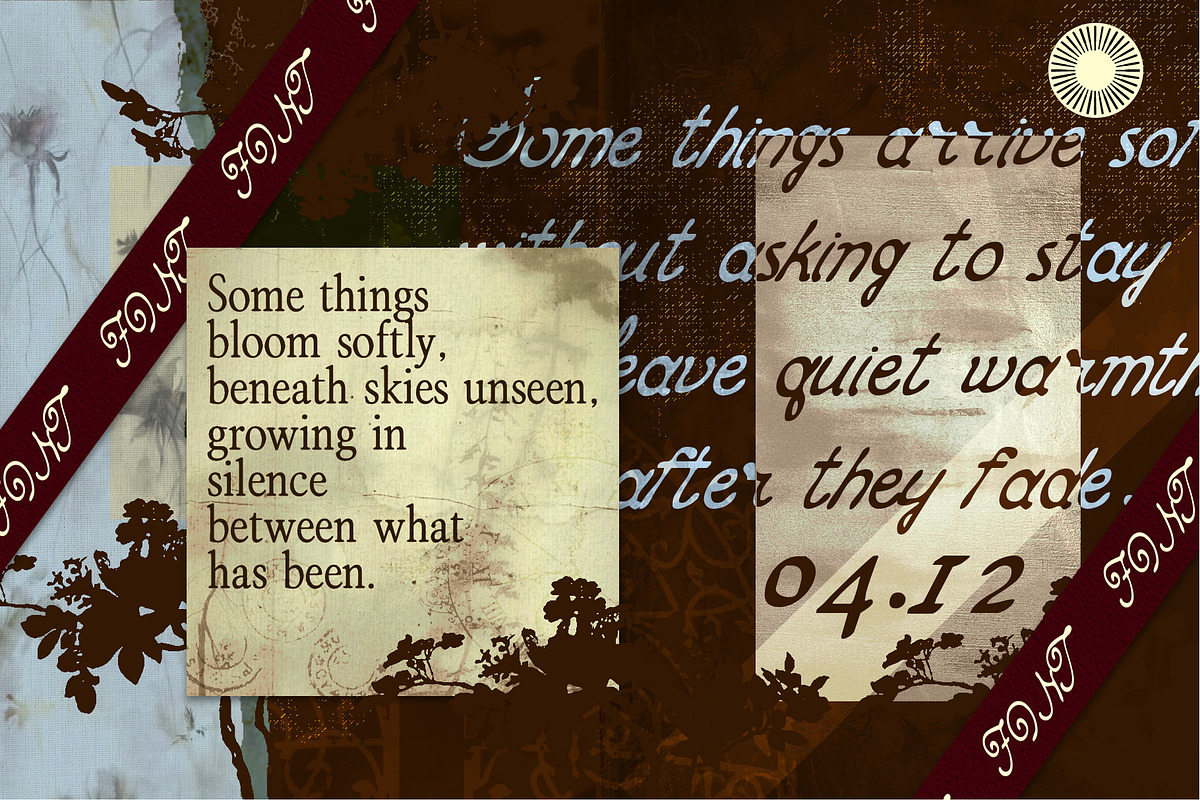 Therramo Organic Vintage Handwritten, a Handwritten Font by Setara Langit CreativeStd (Photo 3 of 12)