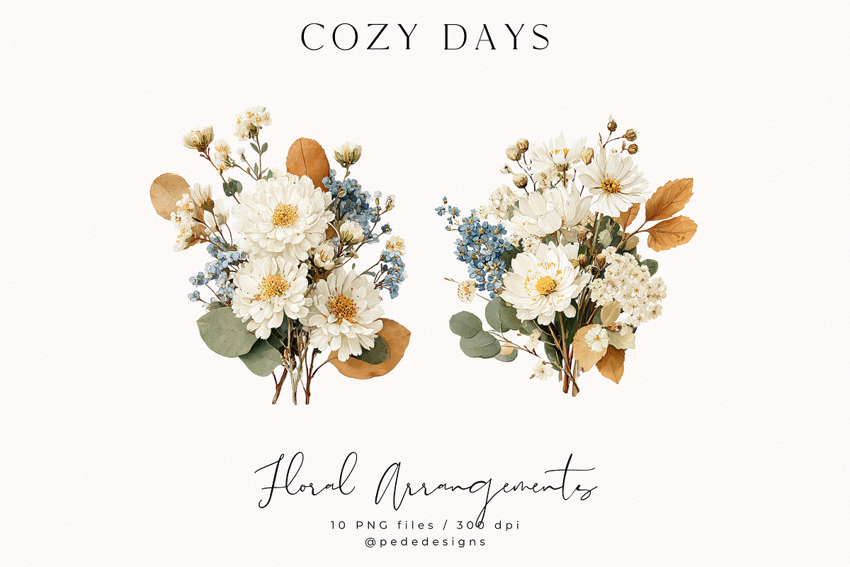 Cozy Days Collection, a Seasonal Illustration by PeDe Designs (Photo 11 of 31)