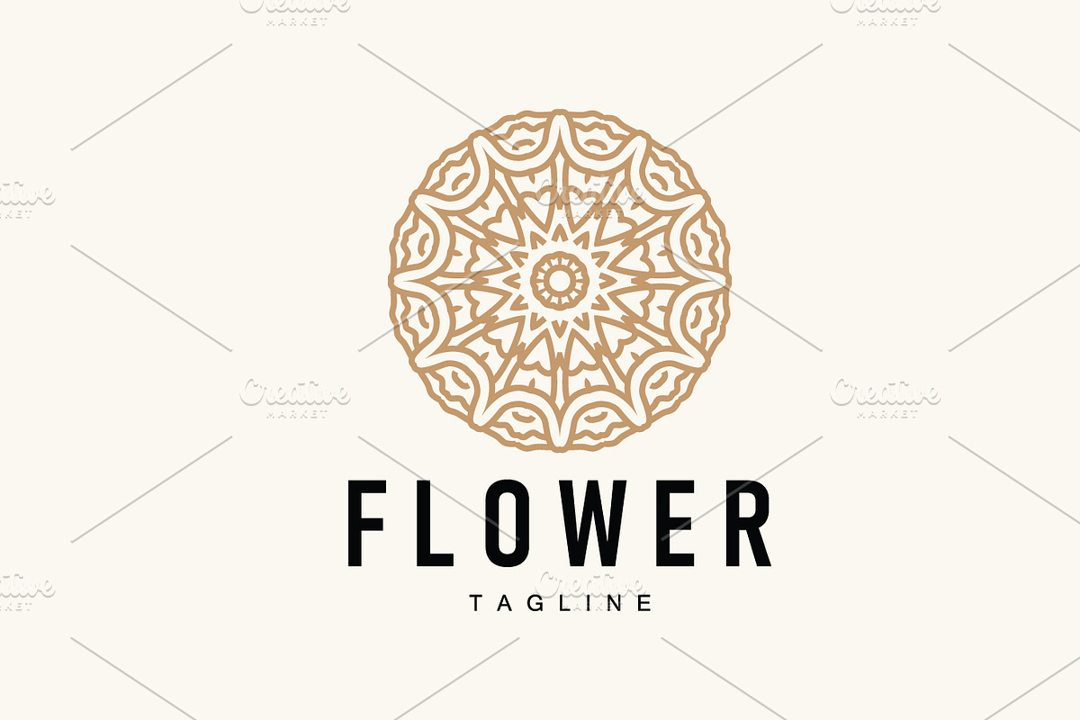 Abstract style floral logo design, a Branding & Logo Template by Maylianaw28