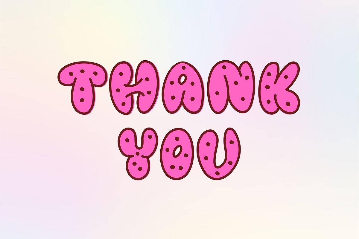 Melted Donuts, a Handwritten Font by Letterafa Studio (Photo 7 of 7)