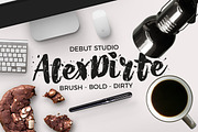 AlexDirte Brush Font, a Handwritten Font by Debut Studio (Thumbnail 1 of 8)