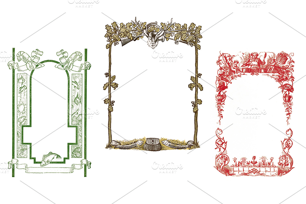Vintage Restaurant & Tavern Graphics, a Food Illustration by Blue Line Design (Photo 6 of 16)