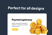 Coins 3D Icon Pack, an Object 3D Model by Nate Studios (Thumbnail 4 of 6)