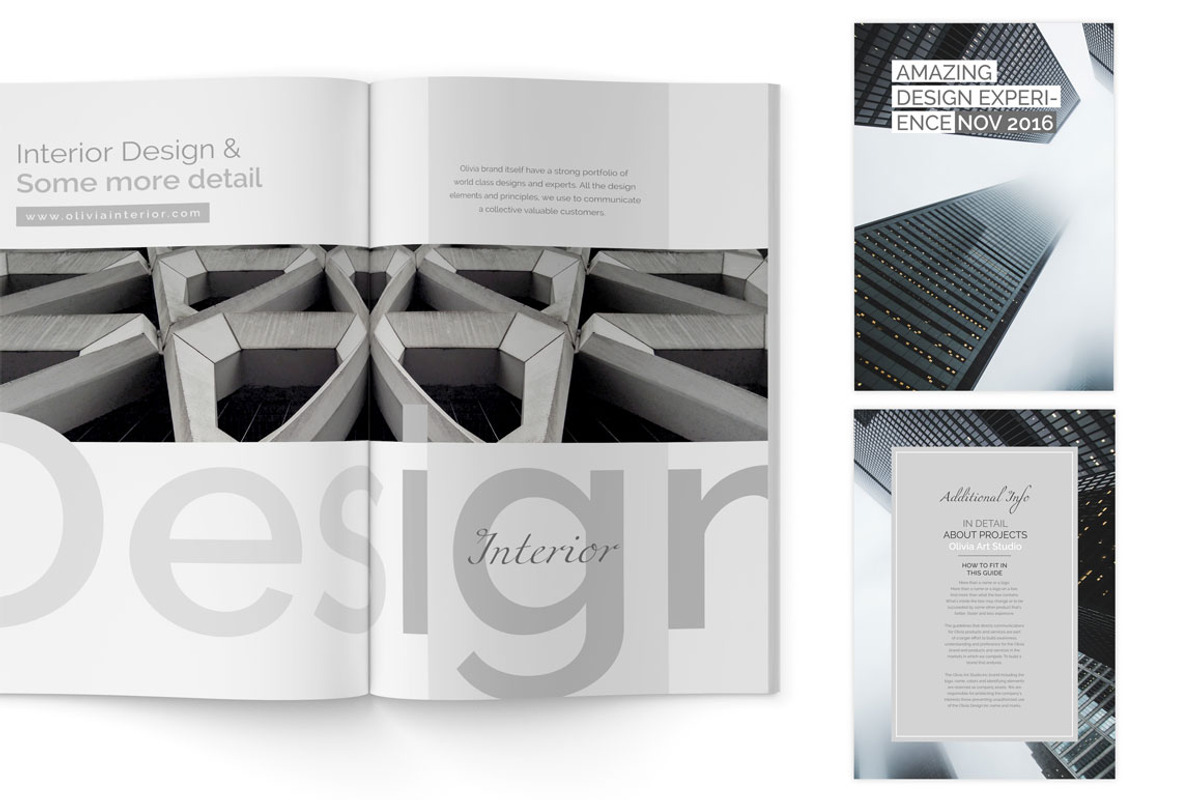 Save 30% - OLIVIA Branding Bundle, a Brochure Template by Typography Prime (Photo 12 of 13)