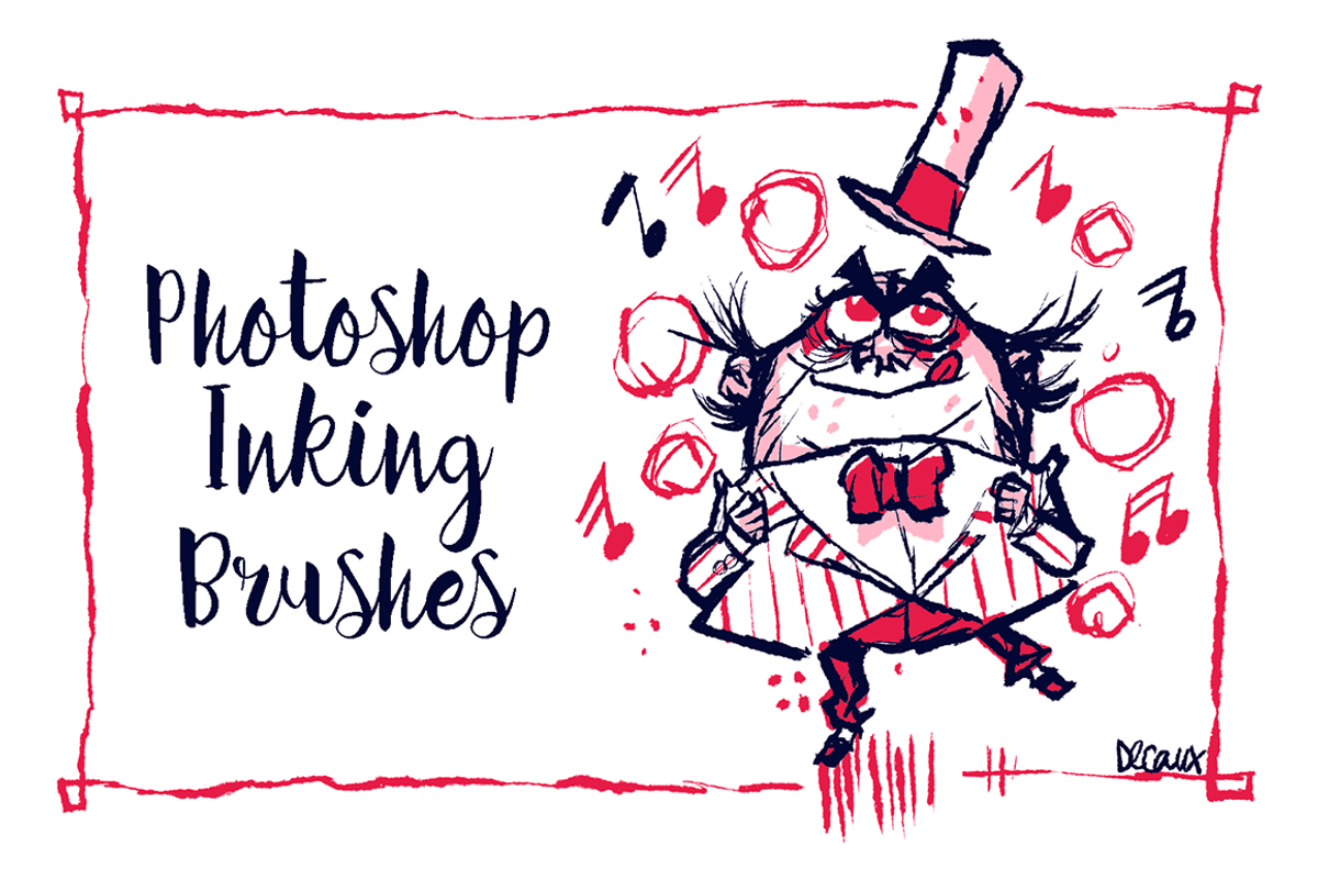 Photoshop Inking Brushes preview 5