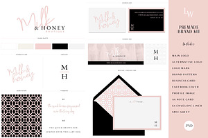 SALE! Premade Brand Kit Logo Design
