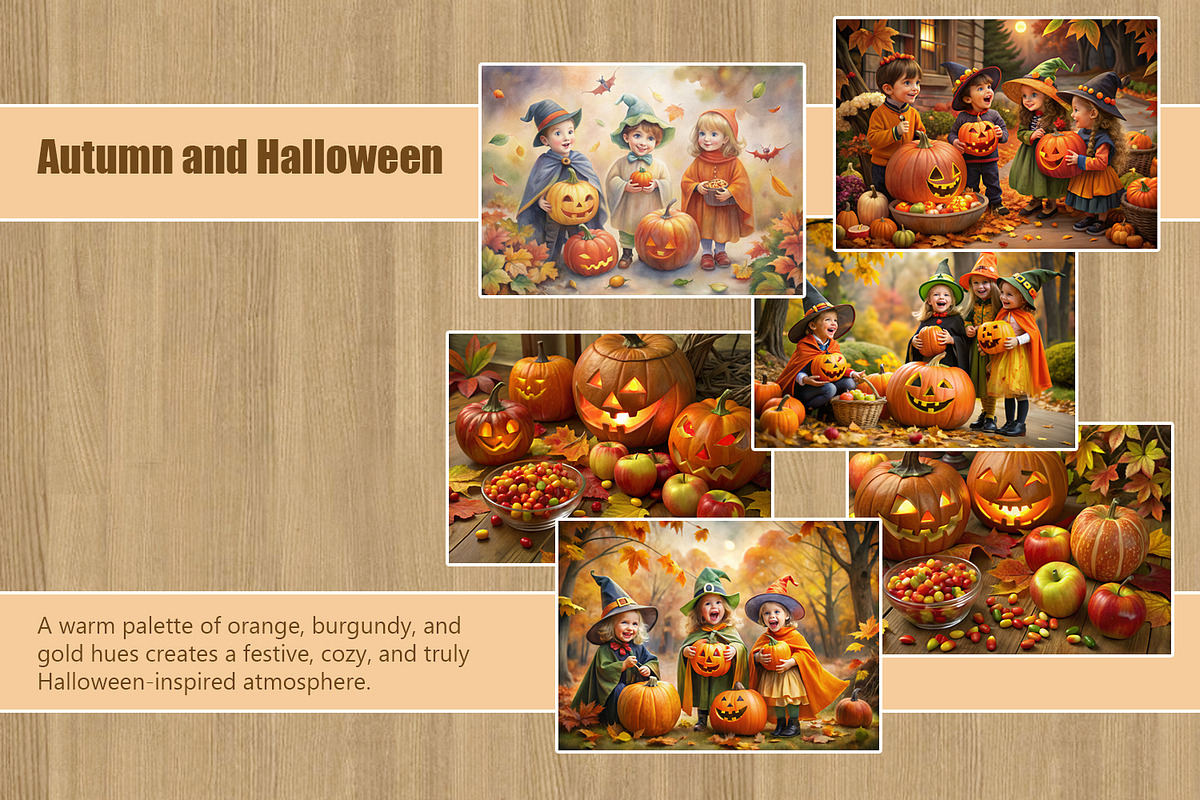 Autumn and Halloween., a Seasonal Illustration by Designs by Helen Trupak (Photo 3 of 4)