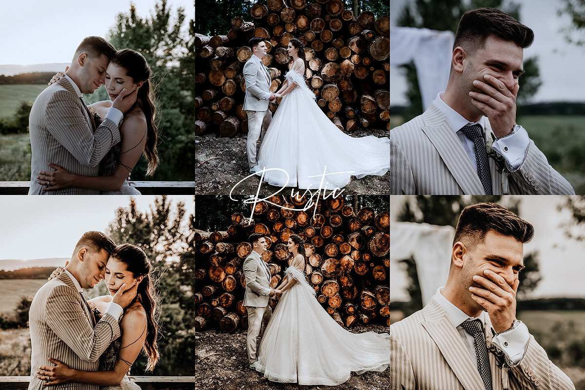 Rustic Wedding Lightroom Preset Pack, an Action Add-On by PixelHive Pro (Photo 8 of 16)